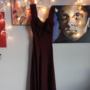 Dark purple vintage dress